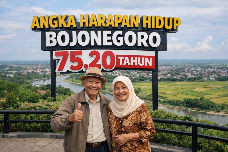 Umur Warga Bojonegoro Kian Panjang, Angka Harapan Hidup Tembus 75 Tahun 1 Angka harapan hidup.
