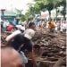 Pasar Krian Lumajang Roboh, 3 Pedagang Terluka Tertimpa Reruntuhan 9 Pasar Krian.