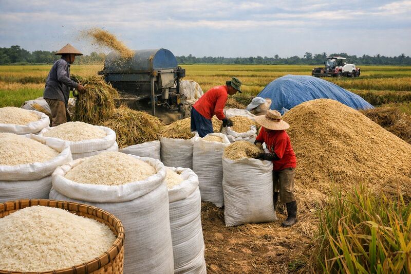 Penuhi hingga 2027, Pasokan Beras di Jember Andalkan Serapan Gabah Petani 1 Pasokan beras di Jember.