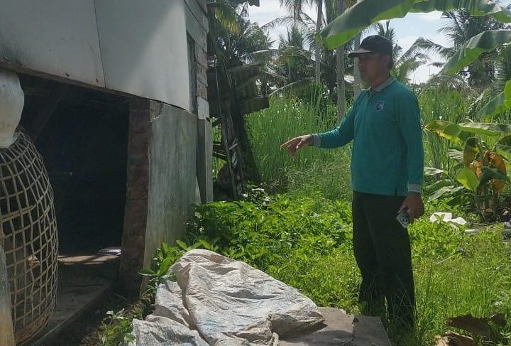 Rumah di Malang rusak gempa Pacitan.