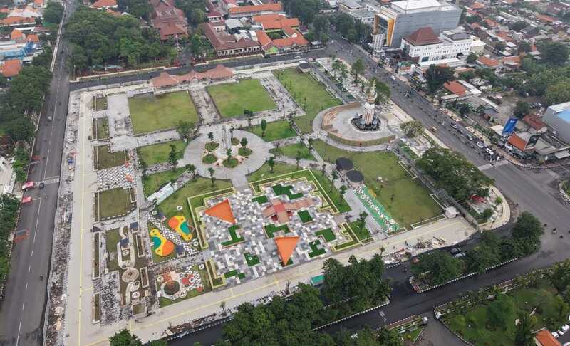 Alun-Alun Sidoarjo Resmi Dibuka sebagai Persembahan Hari Jadi Ke-167 1 Alun-Alun Sidoarjo.