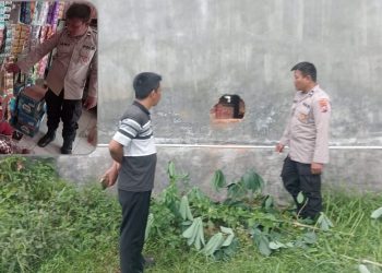 Maling Bobol Tembok Toko Sembako