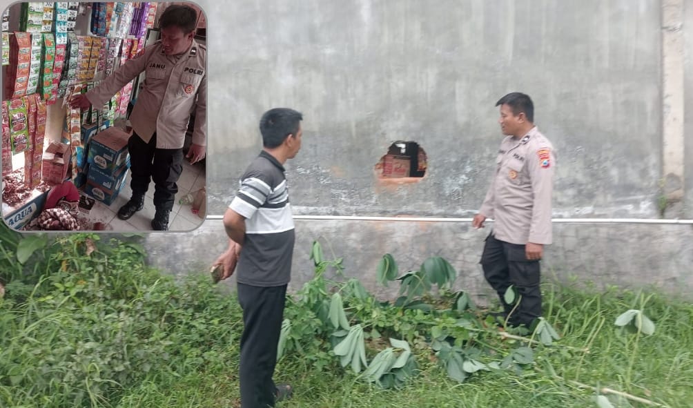 Maling Bobol Tembok Toko Sembako di Pasuruan, Dagangan Dikuras Habis 1 Maling Bobol Tembok Toko Sembako