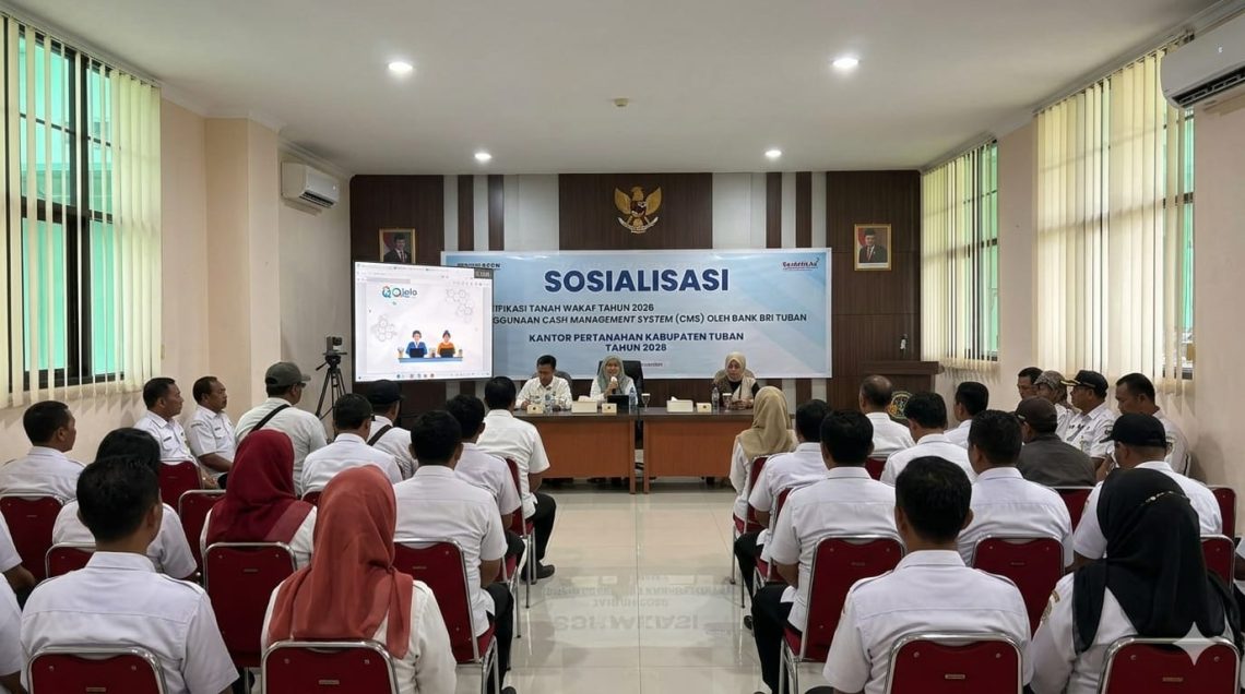Kepala Desa di Tuban Diajak Tertibkan Tanah Wakaf dan Tinggalkan Transaksi Tunai 5 tanah wakaf