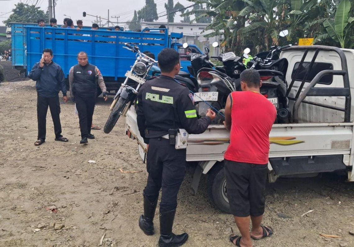 21 Sepeda Motor Hendak Balap Liar di Mojokerto Terjaring Razia 1 Balap Liar