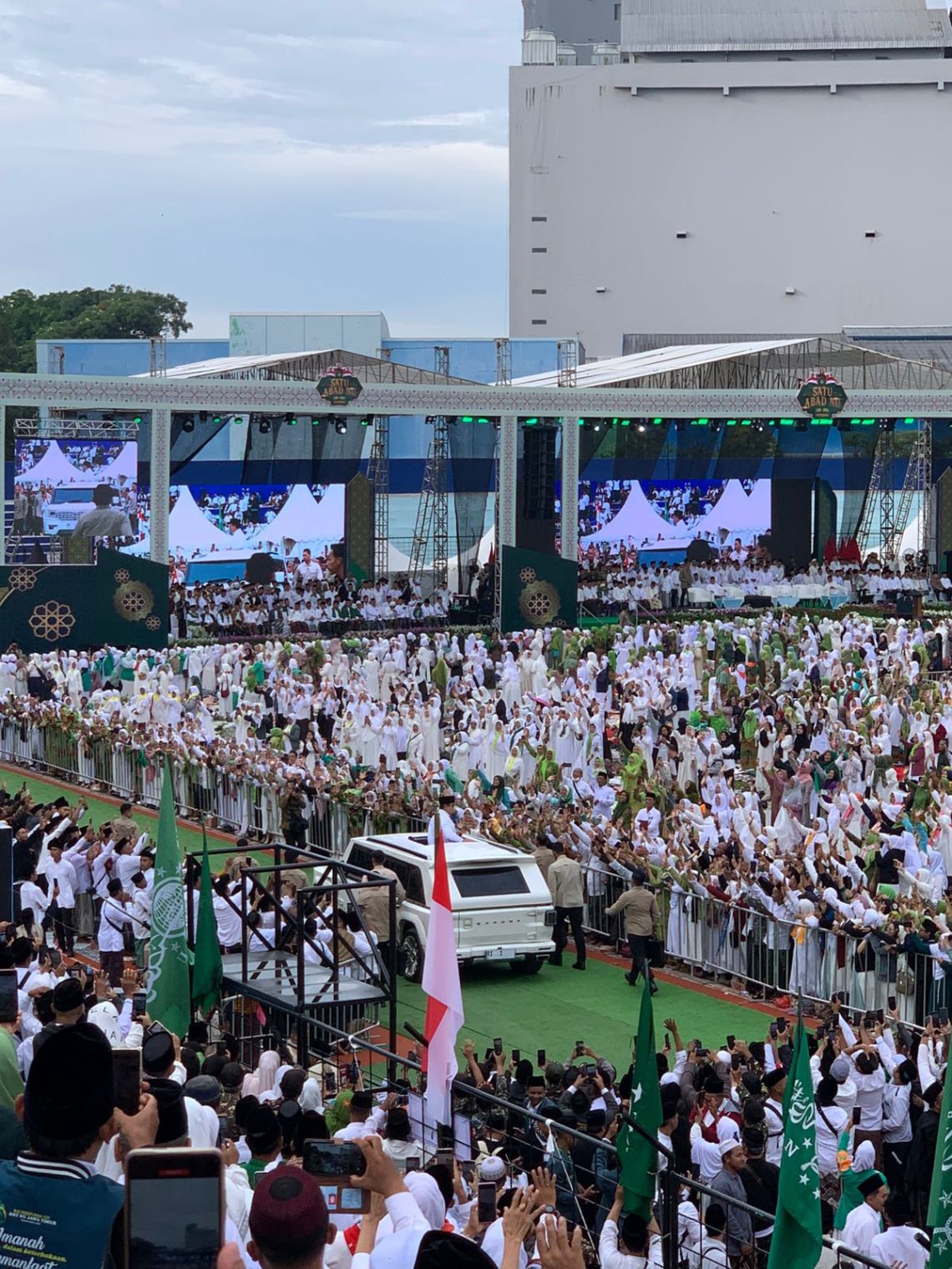 Jemaah Mujahadah Kubro 1 Abad NU di Malang Tembus 107.049 Orang 1 Mujahadah Kubro