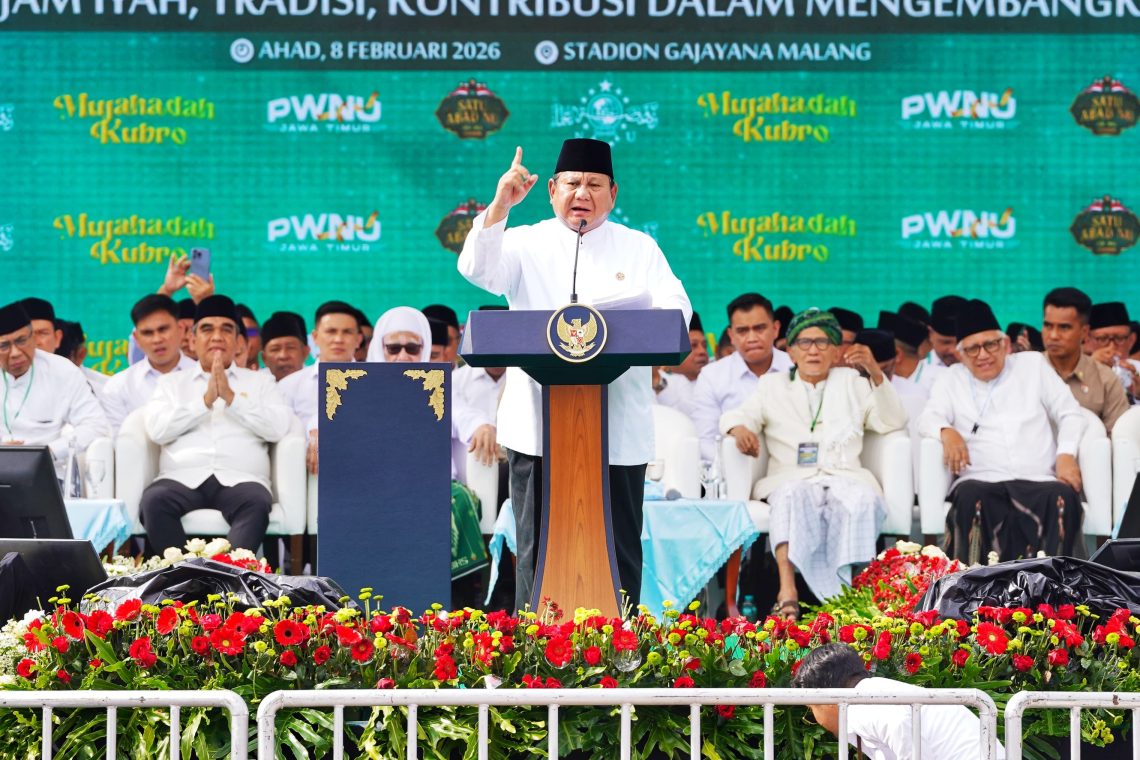 Presiden Prabowo Subianto: NU Pilar Utama Kedaulatan Indonesia 1 Presiden Prabowo Subianto