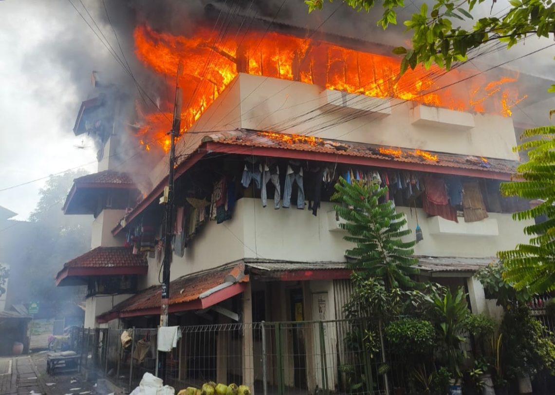 Rusunawa Sombo Surabaya Kebakaran, 4 Kamar Terbakar dan 2 Kamar Terimbas 5 Rusunawa Sombo Surabaya