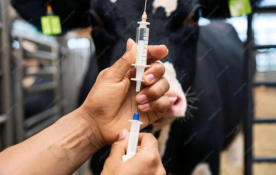 Kejar Herd Immunity! 15 Ribu Dosis Vaksin PMK Disuntikkan ke Ternak Warga Tuban 1 vaksin PMK