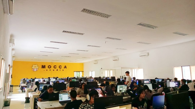 Mocca Studio di Malang.