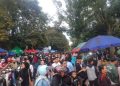 Pasar takjil di Kota Malang.
