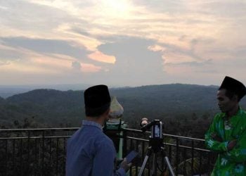 Hilal awal Ramadhan.