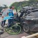 Sopir Diduga Ngantuk, Mobil Tabrak Truk di Tol Gempol-Pasuruan, 2 Orang Luka-Luka 8 Tol Gempol-Pasuruan.