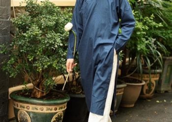 Outfit Lebaran pria.