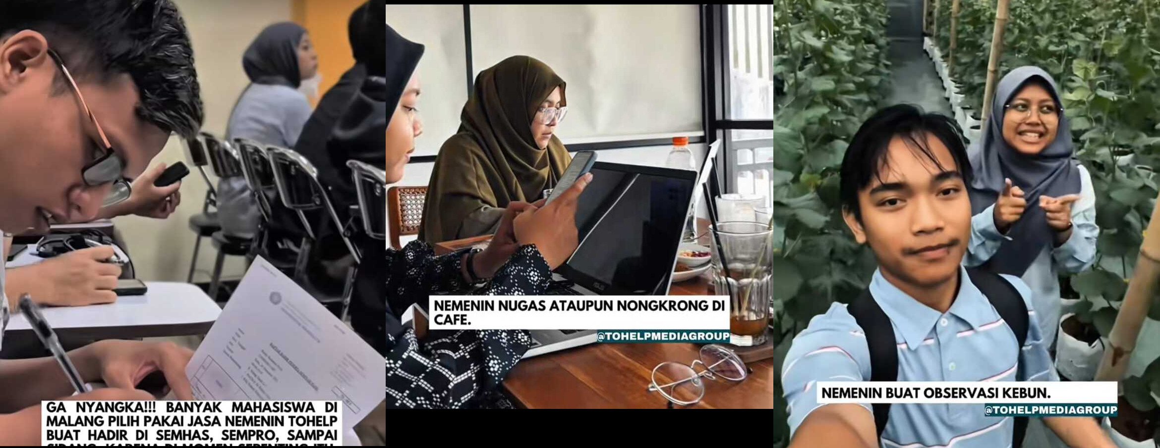 To Help Malang Tawarkan Layanan Unik "Serba Bisa": Bangunin Tidur hingga Temani Kencan 3 To Help di Malang.