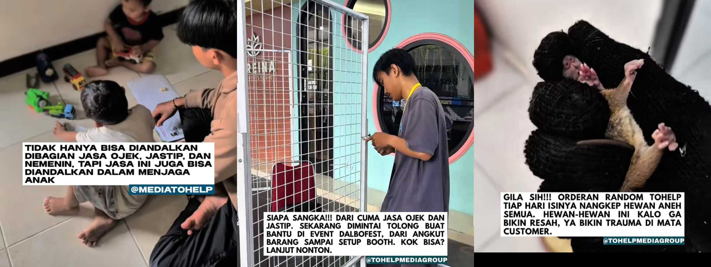 To Help Malang Tawarkan Layanan Unik "Serba Bisa": Bangunin Tidur hingga Temani Kencan 6 Layanan To Help di Malang.