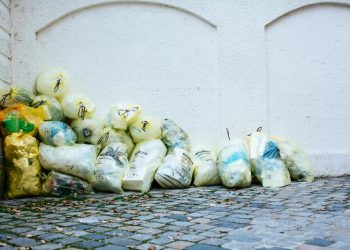 Buang sampah.