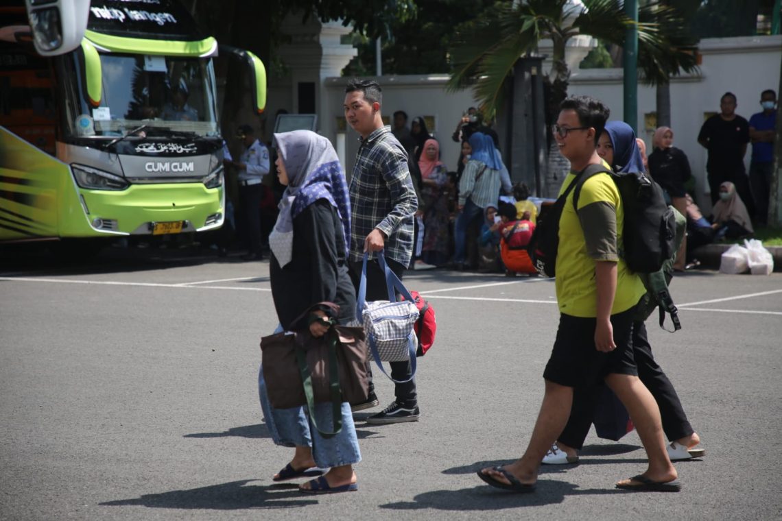 Program Balik Mudik Gratis Tuban Kuota Jurusan Jakarta Langsung Ludes 1 Program Balik Mudik Gratis