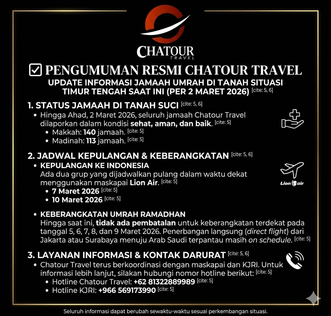 Chatour Travel Pastikan Keberangkatan Umrah Ramadan Masih On Schedule 6 Chatour Travel