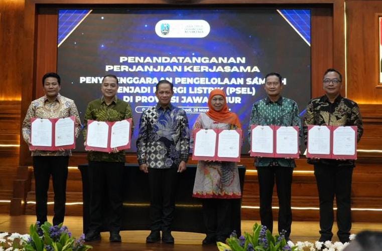 Pemkab Sidoarjo Teken Kerja Sama Pengolahan Sampah Menjadi Energi Listrik 1 Sampah Menjadi Energi Listrik