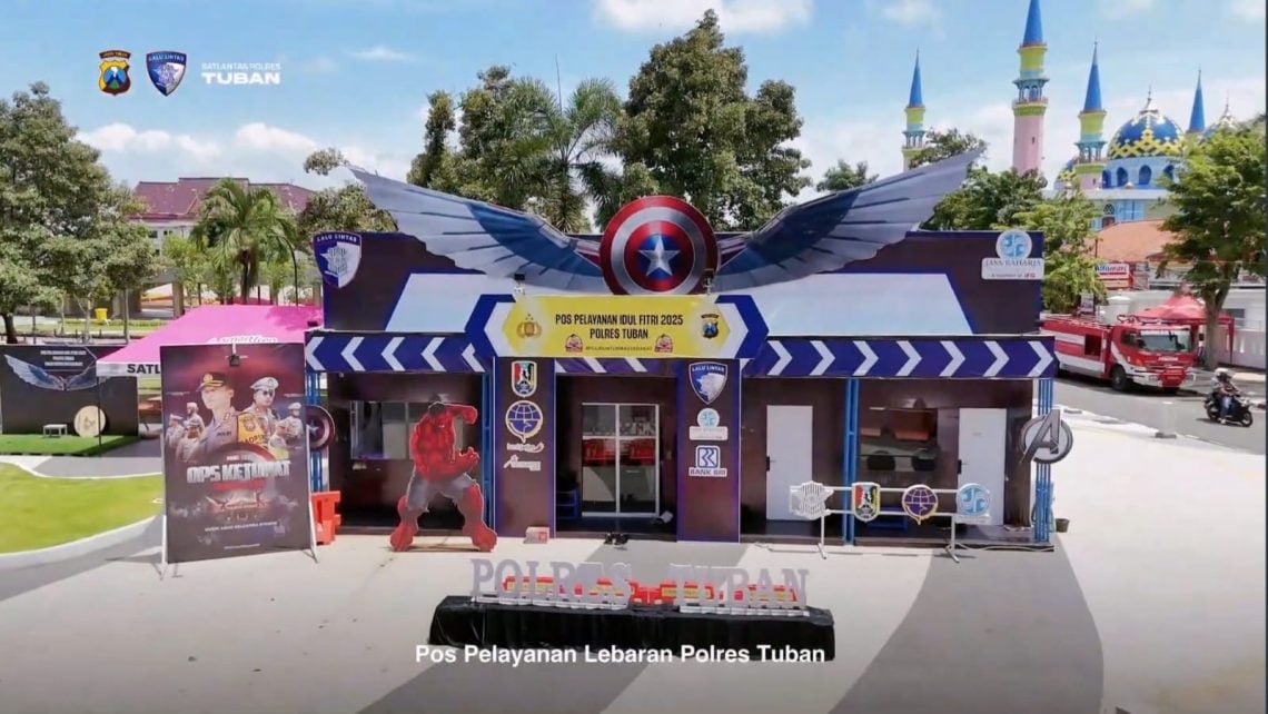 Tiga Pos Pengamanan Dipersiapkan Kawal Arus Mudik Lebaran di Perbatasan Tuban 1 Pos Pelayanan Lebaran