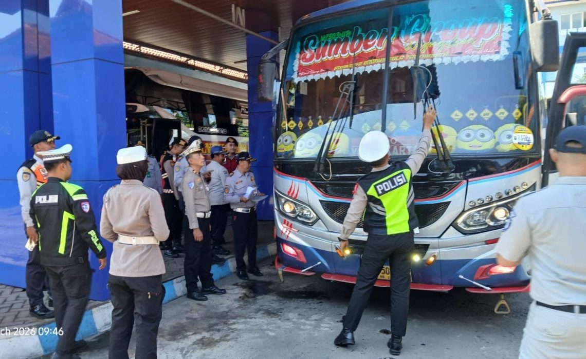 Ramp Check di Terminal Mojokerto Dapati Armada Tak Laik Jalan 5 Terminal Mojokerto