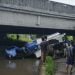 Sopir Luka Parah Setelah Truk Muatan Solar Terjun Bebas di Tol Jombang-Mojokerto 13 Truk muatan solar