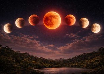Gerhana bulan total.