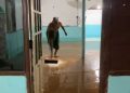 Banjir lumpur.