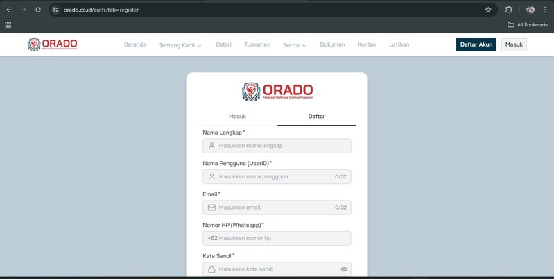 Cara Mudah Daftar Online Jadi Atlet Domino, PB Orado Buka Seleksi Lengkap dengan Langkah Pendaftaran 2 Atlet domino PB Orado.