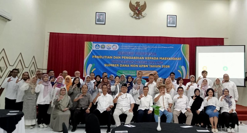 Target Publikasi 2.000 Jurnal Scopus, LPPM UM Review Proposal Penelitian Non APBN Tingkatkan Mutu Riset 4 Riset LPPM UM.