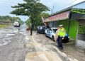 Perbaikan jalan.