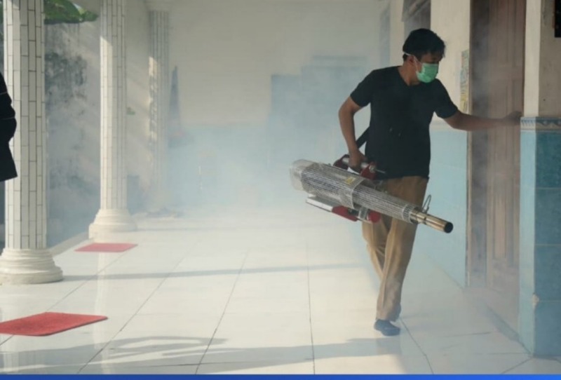 Temuan Kasus DBD di Kelurahan Patihan, Dinas Kesehatan Madiun Fogging 2 Siklus Cegah Penyebaran 1 Kasus DBD.