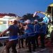 Dugaan Ngantuk, Bus Agra Mas Kecelakaan di Tol Solo-Ngawi: Sopir Bus Tewas Terjepit 8 Bus Agra Mas.