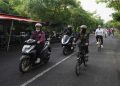 Instruksi Wali Kota, ASN Kota Mojokerto Gowes Tiap Jumat demi Hemat BBM 3 ASN Kota Mojokerto.