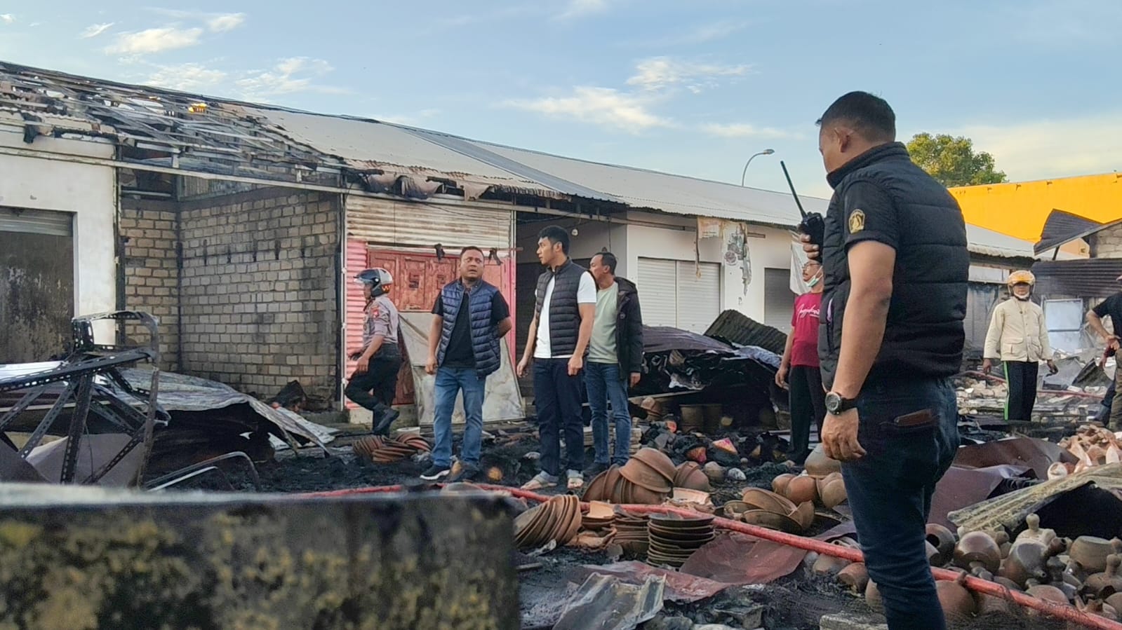 Pemkab Bakal Evaluasi Tata Letak Kios Pasar Baru Tuban Setelah Kembali Terbakar 7 Pasar Baru Tuban