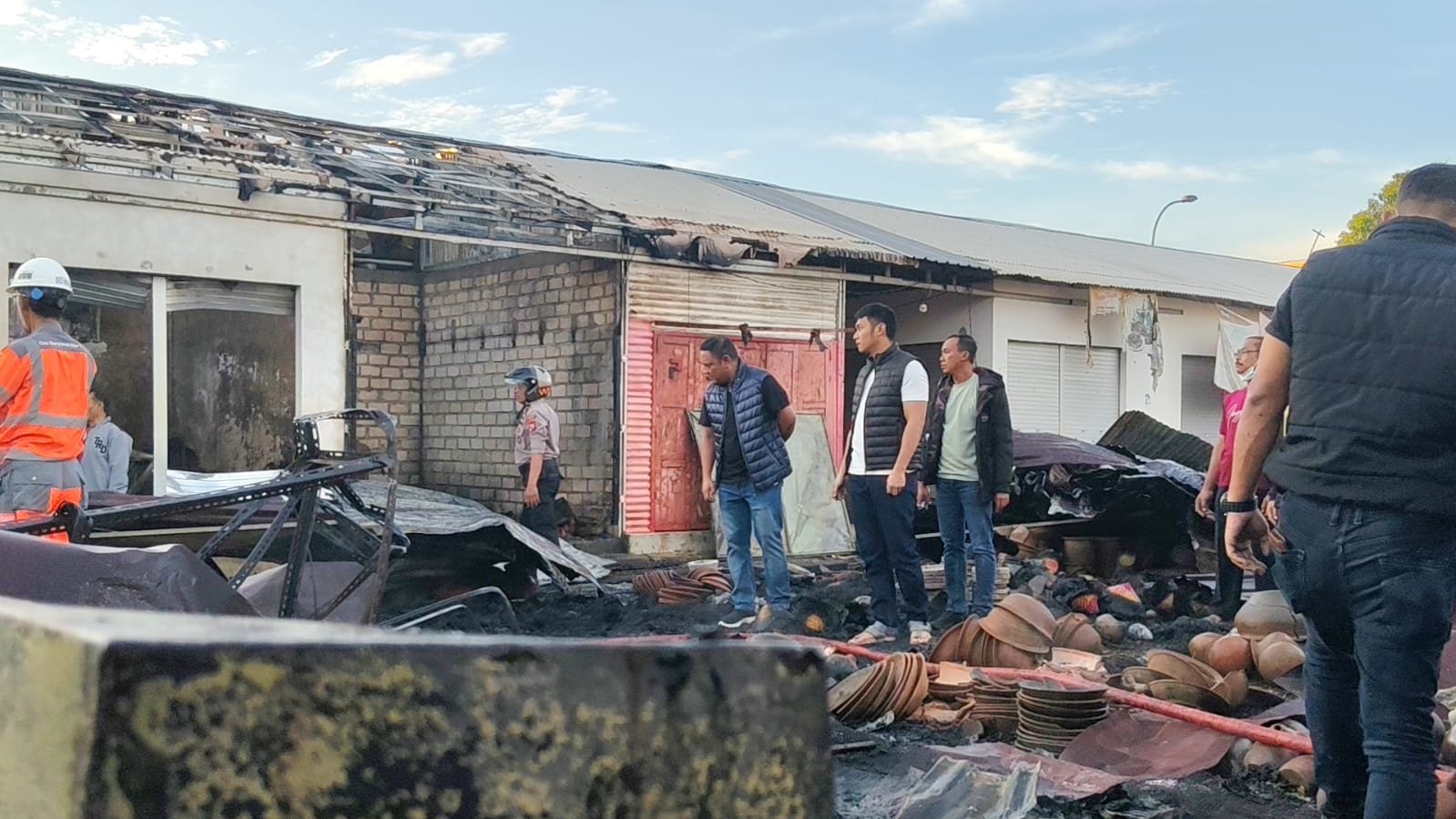 Pemkab Bakal Evaluasi Tata Letak Kios Pasar Baru Tuban Setelah Kembali Terbakar 6 Pasar Baru Tuban