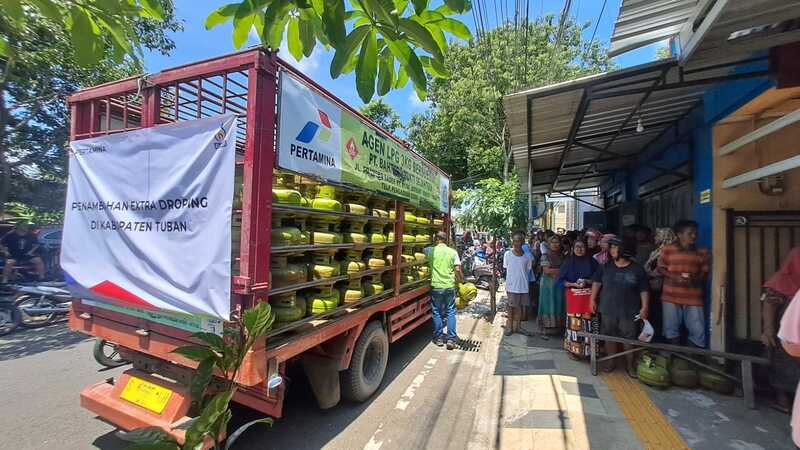 LPG melon di Tuban.