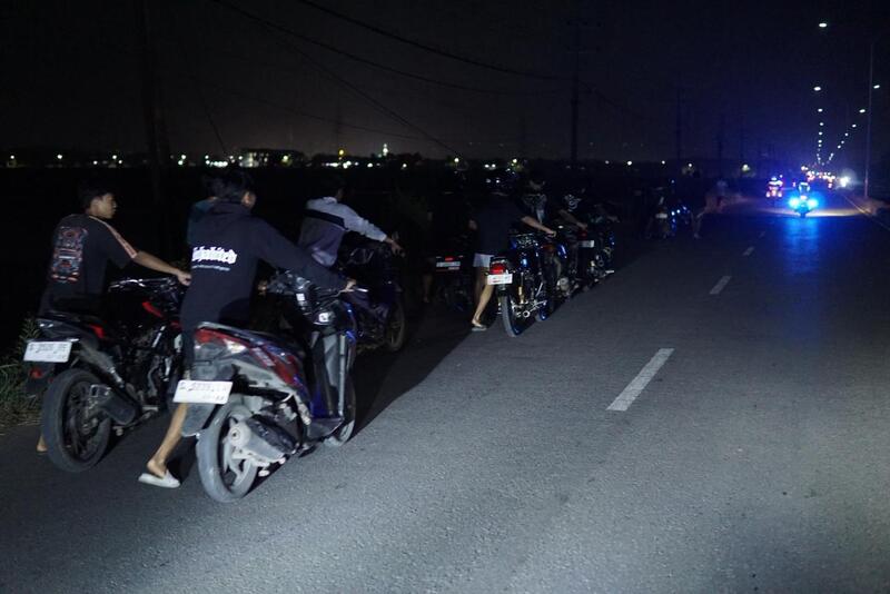 Balap liar di Tuban.