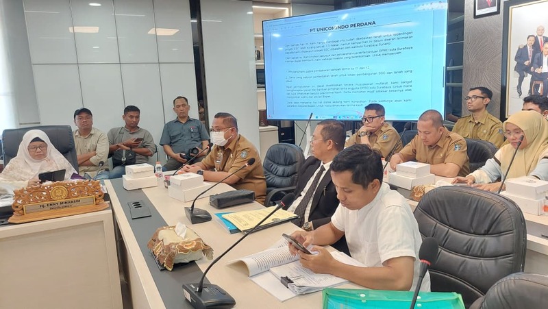 Sengketa Pemkot Surabaya vs PT Unicomindo Memanas, DPRD Bahas Ganti Rugi Rp104 Miliar 2 Pemkot Surabaya vs PT Unicomindo.