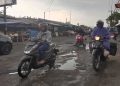 Jalan kembar Pasar Gadang.