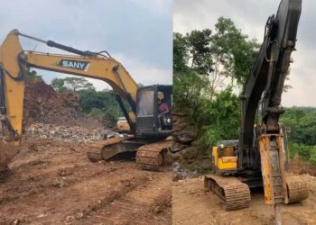 Tambang ilegal di Pasuruan.