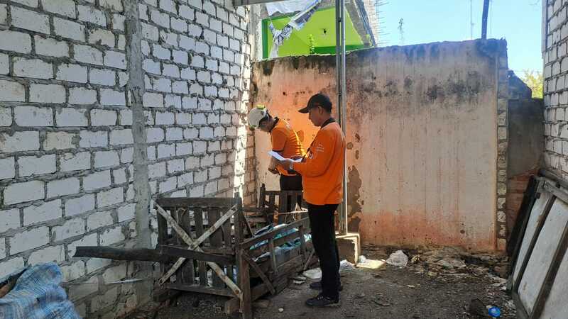 Kebakaran Pasar Baru Tuban.
