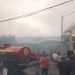 Asap Membumbung Tinggi, Gudang Tembakau di Buring Malang Kebakaran 8 Gudang tembakau.