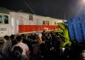 KA Dhoho vs truk di Blitar.