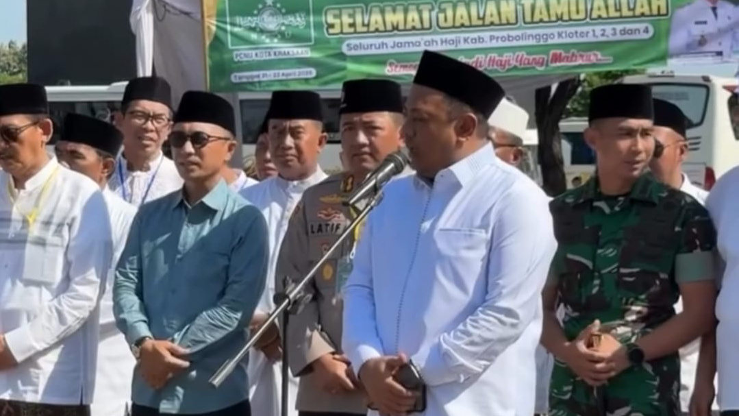 752 Jemaah Haji Probolinggo Diberangkatkan dari Wisata Religi Miniatur Ka’bah 1 Jemaah haji Probolinggo
