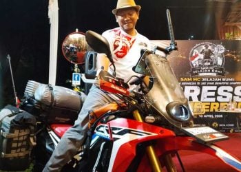 Keliling Dunia Naik Motor dari Malang, Sam HC Siap Tempuh 14 Negara Selama 6 Bulan 5 Keliling dunia naik motor dari Malang