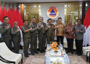 Tangani Banjir Sidoarjo, Pemkab Optimal Gandeng BNPB Kuatkan Penanganan di Tengah Efisiensi 2 Banjir Sidoarjo.