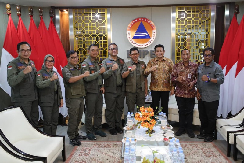 Tangani Banjir Sidoarjo, Pemkab Optimal Gandeng BNPB Kuatkan Penanganan di Tengah Efisiensi 1 Banjir Sidoarjo.