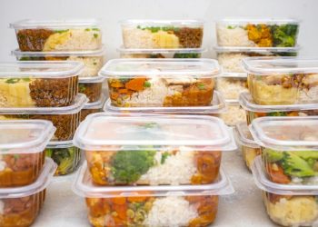Meal prep tinggi protein.